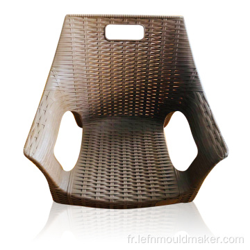Chaise de moule de chaise en rotin, moule de chaise en rotin en plastique